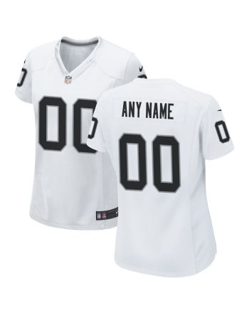 Las Vegas Raiders Women Custom Game Jersey - White