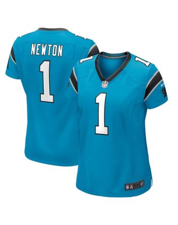 Cam Newton 1 Carolina Panthers Women's Alternate Game Jersey - Blue