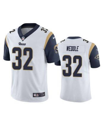 Eric Weddle 32 Los Angeles Rams White Vapor Limited Jersey