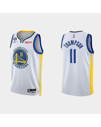 Golden State Warriors Klay Thompson 11 2022-23 Association Edition White Men Jersey Swingman