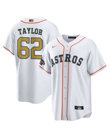 Blake Taylor 62 Houston Astros 2023 Men Jersey - White/Gold