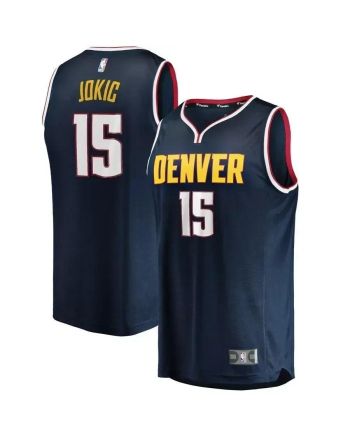 Nikola Jokic Denver Nuggets Fast Break Player Jersey - Icon Edition - Navy