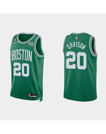 Boston Celtics 20 JD Davison 2022-23 Icon Edition Kelly Green Men Jersey