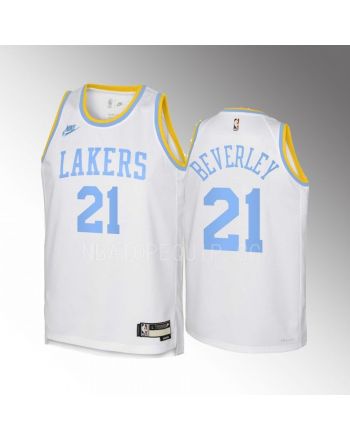 Patrick Beverley 21 Los Angeles Lakers 2022-23 Classic Edition White Youth Jersey - Swingman