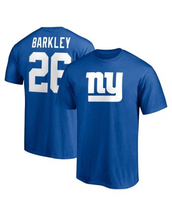 Saquon Barkley 26 New York Giants Unisex T-Shirt - Royal