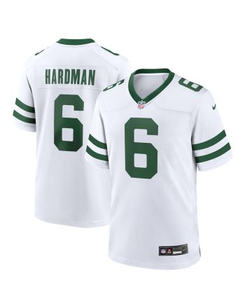 Mecole Hardman 6 New York Jets Player Game Men Jersey - White