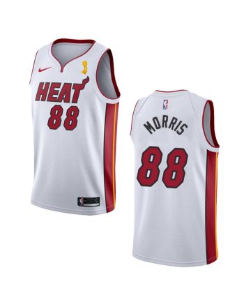 Miami Heat Markieff Morris 88 Champions Cup 2023 Patch Jersey White