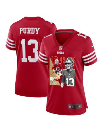 Brock Purdy 13 San Francisco 49ers The Son of Steel Women Game Jersey - Scarlet