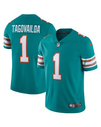 Tua Tagovailoa Miami Dolphins Alternate Vapor Limited Jersey - Aqua Jersey