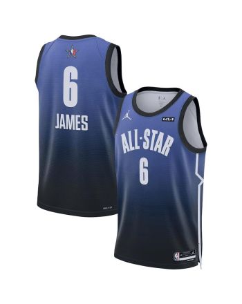 LeBron James 6 2023 NBA All-Star Game Swingman Jersey - Men Blue