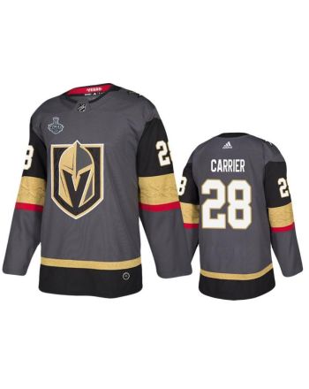 Men Vegas Golden Knights William Carrier 28 Home Gray Jersey Jersey