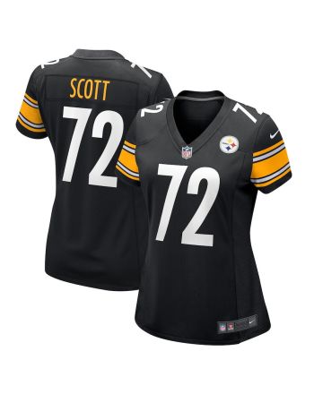 Trent Scott Pittsburgh Steelers Women's Game Player Jersey - Black