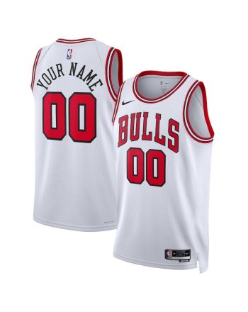 Chicago Bulls Custom 00 Men 2022/23 Swingman Jersey - Association Edition