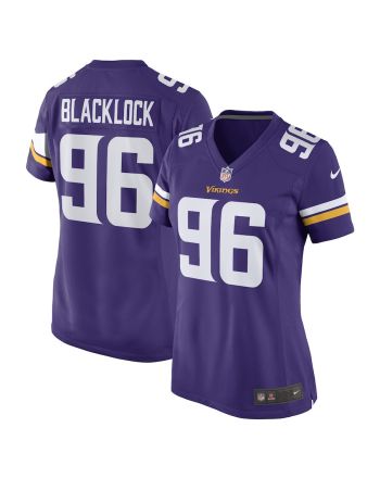 Ross Blacklock 96 Minnesota Vikings Women Game Jersey - Purple