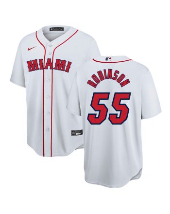 Duncan Robinson 55 Miami Heat x Boston Red Sox Baseball Men Jersey - White