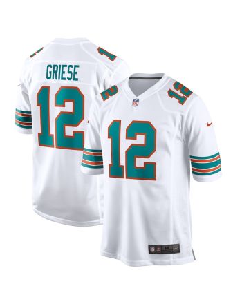 Bob Griese 12 Miami Dolphins Men Retired Jersey - White