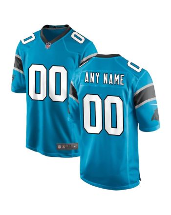 Carolina Panthers Custom Alternate Game Men Jersey - Blue