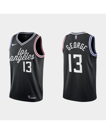 Los Angeles Clippers 13 Paul George 2022-23 City Edition Black Men Jersey