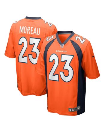 Fabian Moreau 23 Denver Broncos Men's Team Game Jersey - Orange