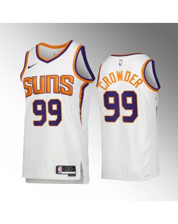 Phoenix Suns Jae Crowder 99 2022-23 Association Edition White Jersey Swingman