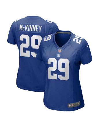 Xavier McKinney 29 New York Giants Women Game Jersey - Royal