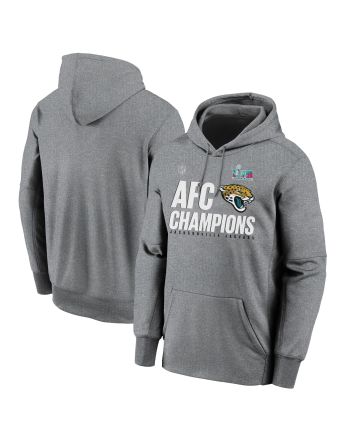 Jacksonville Jaguars AFC Conference Champions Light Grey Pullover Hoodie