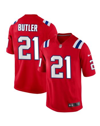 Malcolm Butler 21 New England Patriots Alternate Game Men Jersey - Red Jersey