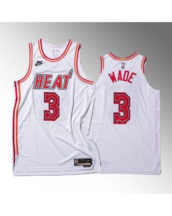 Dwyane Wade 40 Miami Heat 2022-23 35th Classic Edition Men Jersey White