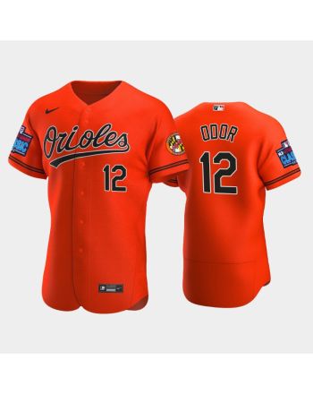 Rougned Odor 12 Little League Classic 2022-23 Baltimore Orioles Orange Alternate Jersey