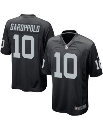 Jimmy Garoppolo 10 Las Vegas Raiders Game Men Jersey - Black