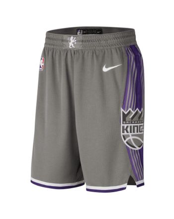 Sacramento Kings 2022/23 City Edition Swingman Shorts - Charcoal