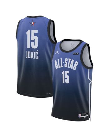 Nikola Jokic 15 2023 NBA All-Star Game Swingman Jersey - Blue