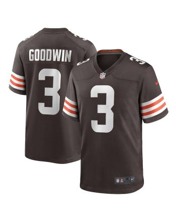 Marquise Goodwin 3 Cleveland Browns Men Team Game Jersey - Brown