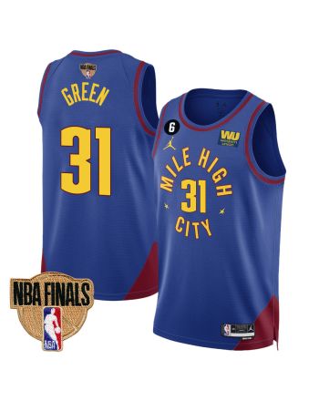 Jeff Green 31 Denver Nuggets Final Champions 2023 Swingman Jersey - Blue