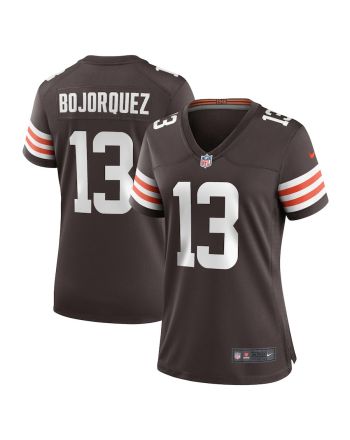 Corey Bojorquez 13 Cleveland Browns Women's Game Jersey - Brown