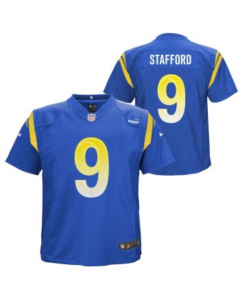 Matthew Stafford 9 Los Angeles Rams Preschool Game Jersey - Royal