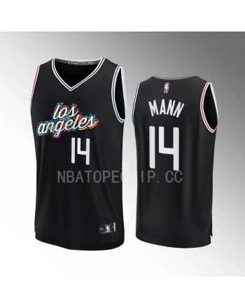 Los Angeles Clippers Terance Mann 14 City Edition Jersey 2022-23 Fastbreak Black