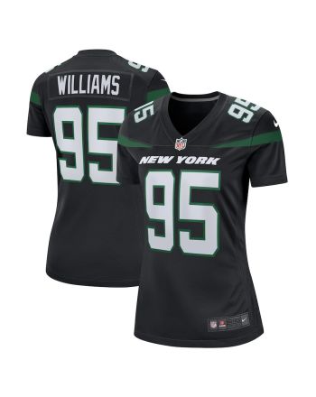 Quinnen Williams 95 New York Jets Women's Alternate Game Player Jersey - Stealth Black