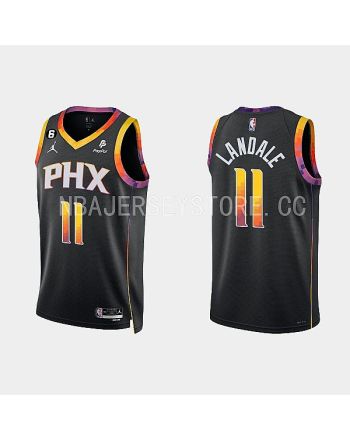 Phoenix Suns 11 Jock Landale 2022-23 Statement Edition Black Men Jersey