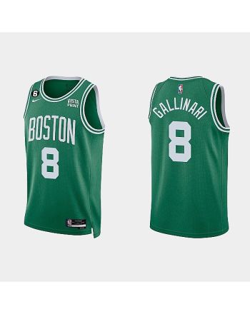 Boston Celtics 8 Danilo Gallinari 2022-23 Icon Edition Kelly Green Men Jersey