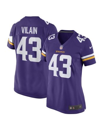 Luiji Vilain 43 Minnesota Vikings Women Game Jersey - Purple