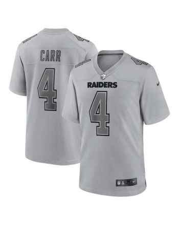 Derek Carr 4 Las Vegas Raiders Men Atmosphere Fashion Game Jersey - Gray