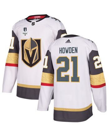 Brett Howden 21 Vegas Golden Knights Stanley Cup 2023 Final Patch Away Breakaway Men Jersey - White