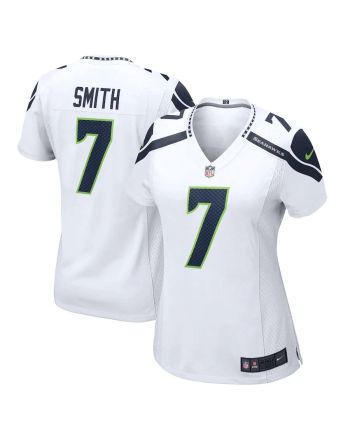 Geno Smith 7 Seattle Seahawks Women's Game Player Jersey - White