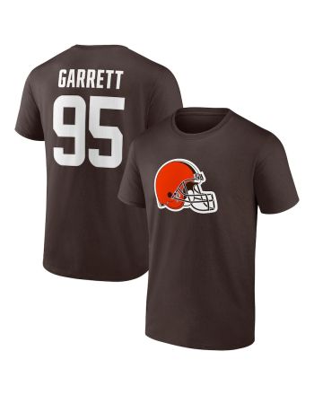 Myles Garrett 95 Cleveland Browns Unisex T-Shirt - Brown