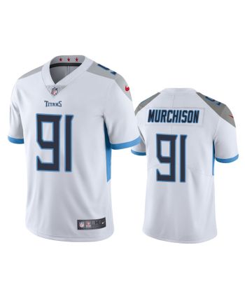 Tennessee Titans Larrell Murchison 91 White Vapor Untouchable Limited Jersey