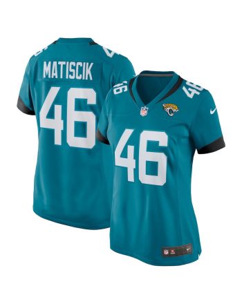 Ross Matiscik 46 Jacksonville Jaguars Women's Game Jersey - Teal