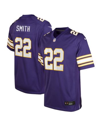 Harrison Smith 22 Minnesota Vikings YOUTH Game Jersey - Purple