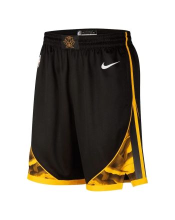 Golden State Warriors 2022/23 City Edition Swingman Shorts - Black