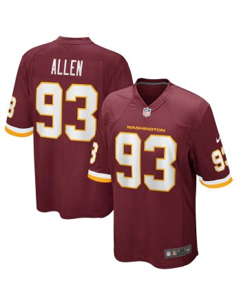 Jonathan Allen 93 Washington Commanders Football Team Men Game Jersey - Burgundy